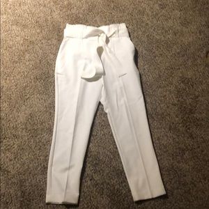 Cream Ankle Pants